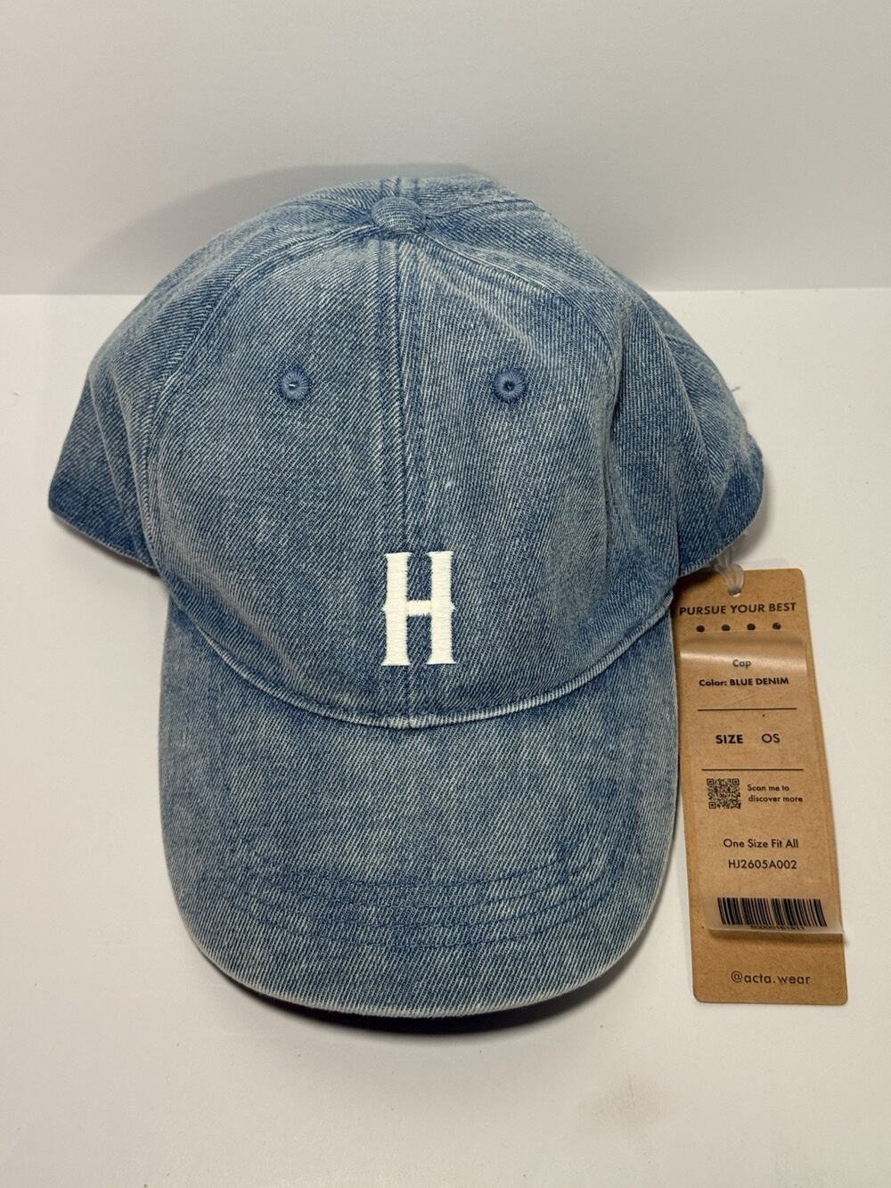 HydroJug X ACTA American Heritage Americana Blue Denim Baseball Cap Hat BNWT